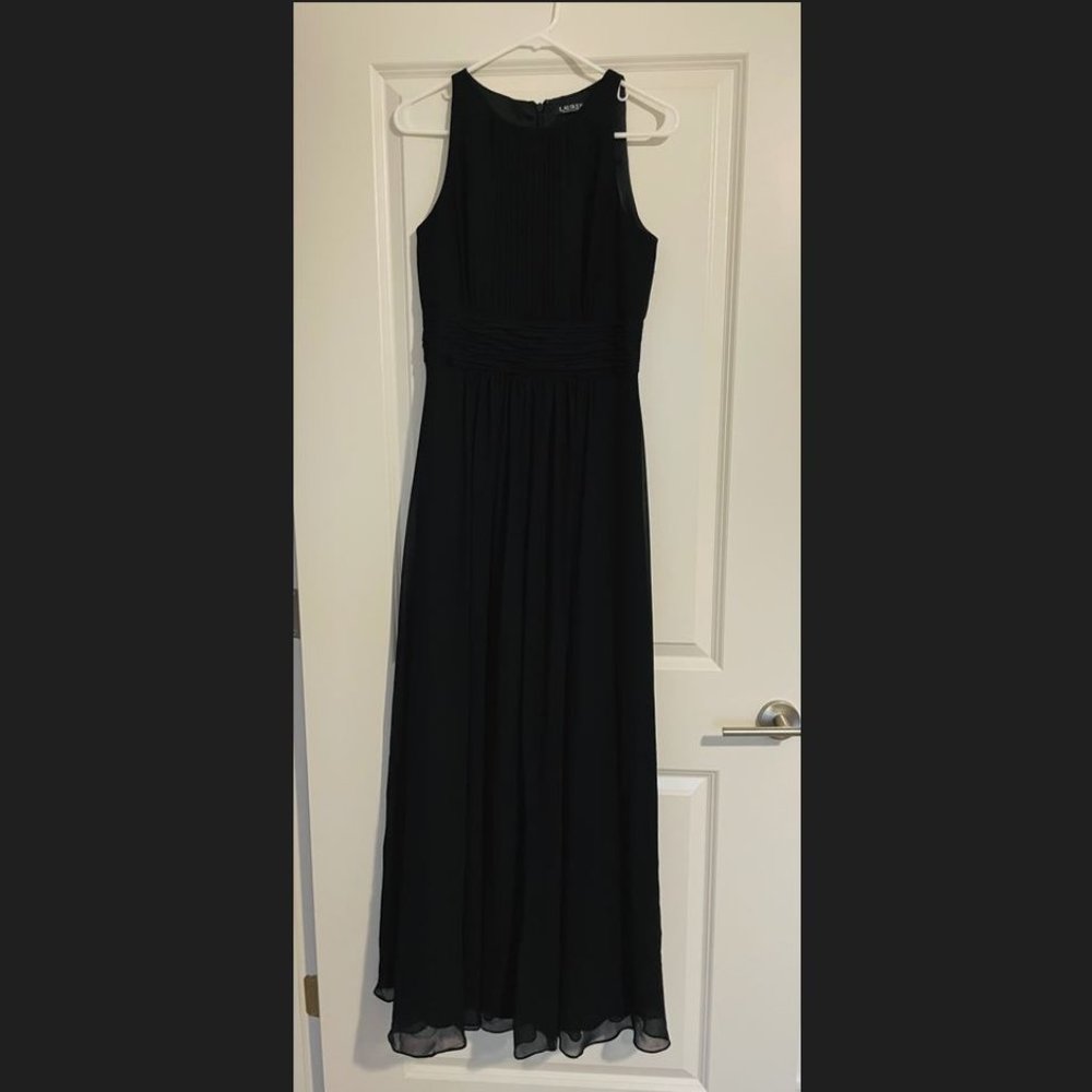 Black Ralph Lauren Evening Gown Sz 6